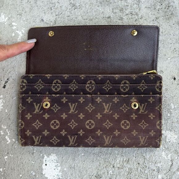Vintage Louis Vuitton Mini Lin Sarah wallet - Picture 7 of 14
